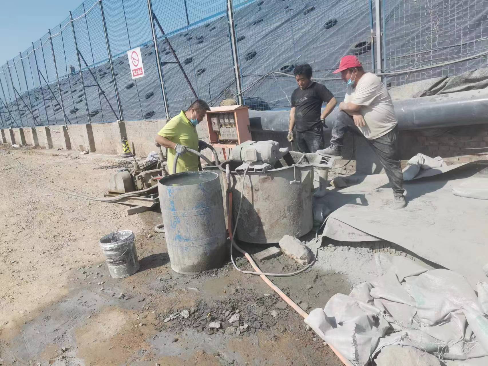 栾城袖阀管注浆